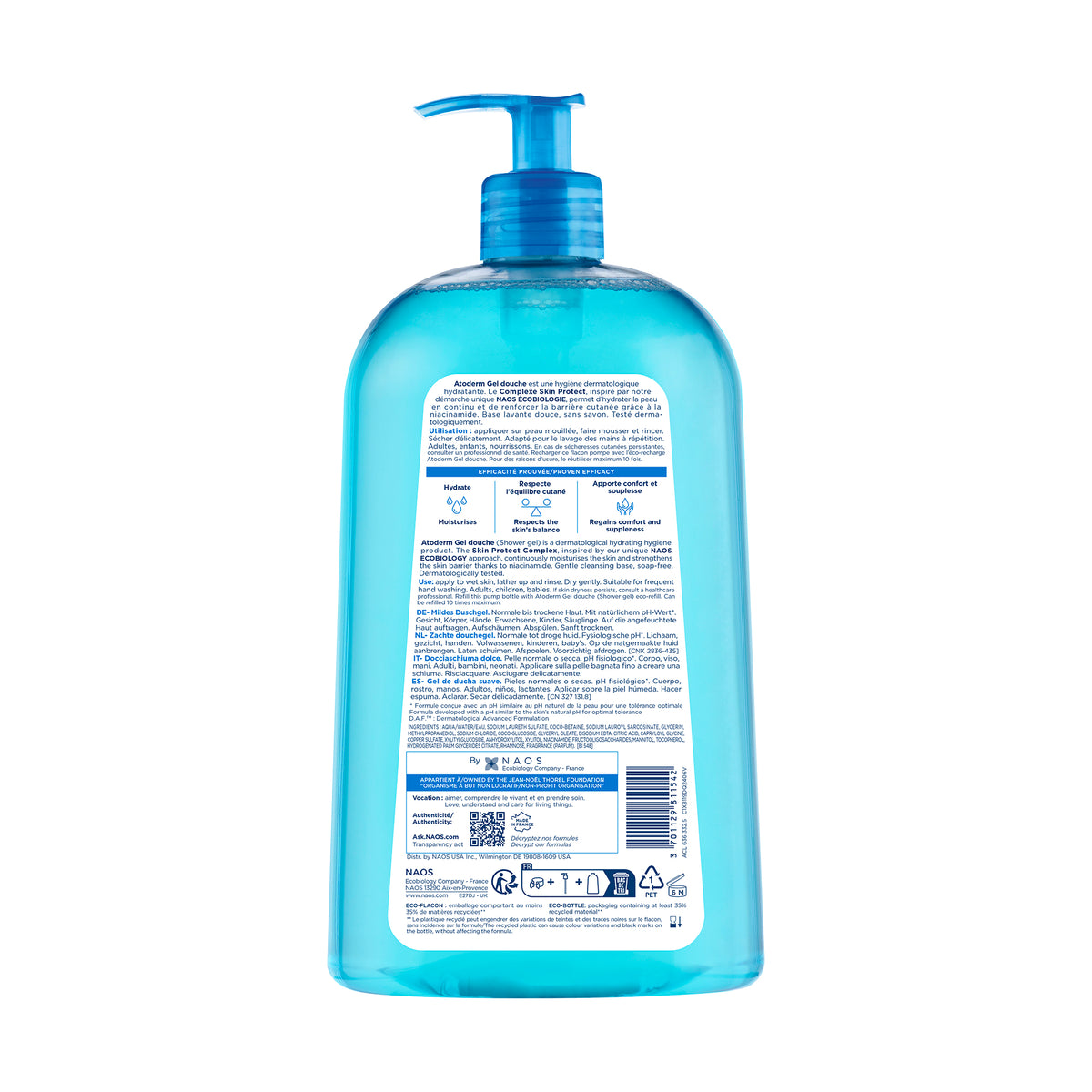 BIODERMA Atoderm Gel Douche 1 litre