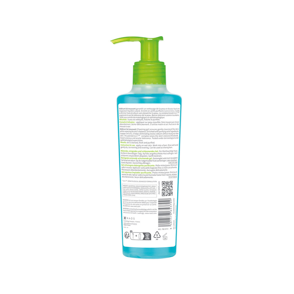 BIODERMA Sebium Foaming Gel 200Ml