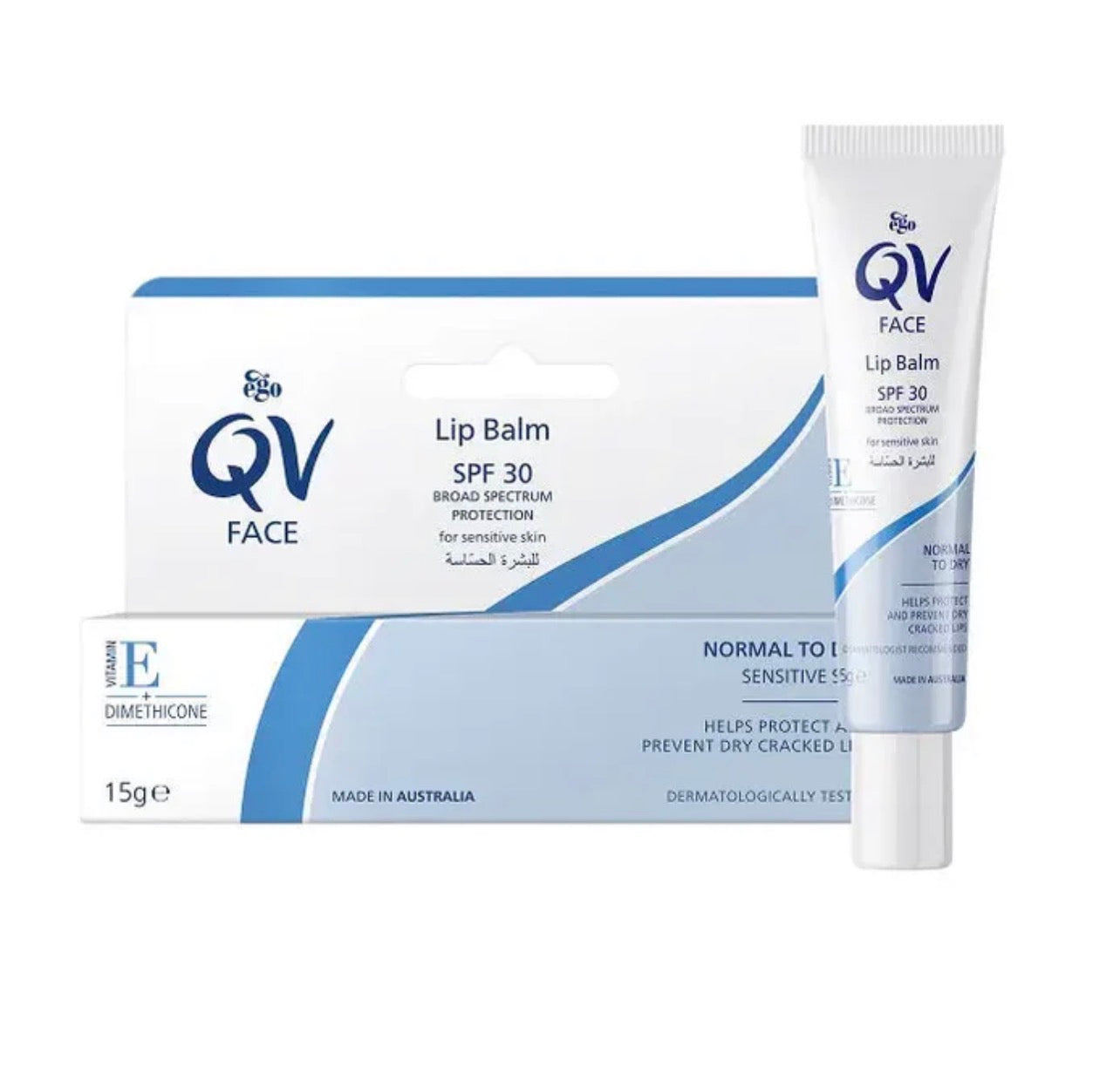 QV FACE NRMLDRY LIP BALM 15G AT