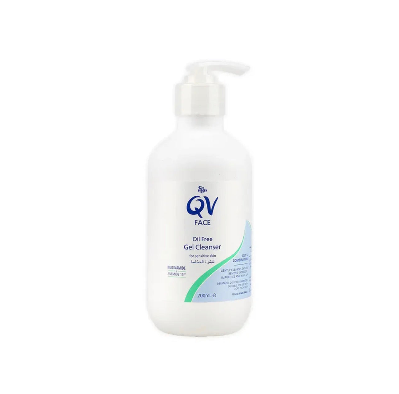 QV FACE OILYCOMB GEL CLEANSER 200ML AT