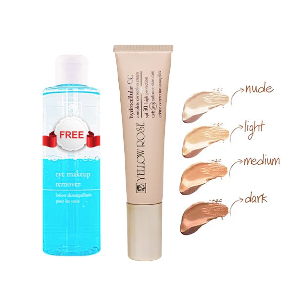 Yellow Rose Complete Correction CC Cream 30 mL + Make Up Remover  200 ml